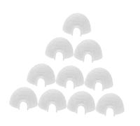 Hohopeti 10pcs Lifelike Igloo Figurines Decorative Plastic Igloo Models Standing Ornaments for Home Tabletop Garden Craft Display