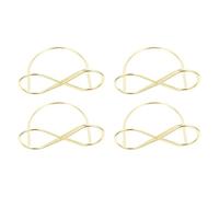 Hohopeti 10Pcs Metal Business Card Holders Desktop Memo Clips Rack Decorative Name Card Stand Office Accessories Organizer for Table Display and Storage