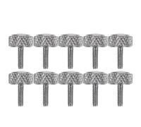 Hohopeti 10pcs Metal Vernier Calipers Locking Screws Thumb Screw Kit with Comprehensive Compatibility and Fine Craftsmanship for Precise Measuring and Easy Replacement
