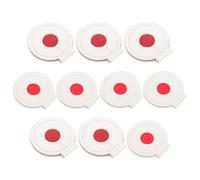 Hohopeti 10PCS Microfiber Shooting Targets Set White Red, Triple-Layer Thickened 6cm 7cm for Outdoor Target Shooting Practice and Training