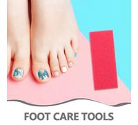 Hohopeti 10pcs Mini Dual-Sided Pumice Stone Foot Scrubber Set Lightweight Rose Red Exfoliating Pedicure Tools for Dead Skin Callus and Heel Hard Skin Removal Portable Foot Care