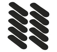 Hohopeti 10pcs Mini Finger Skateboard Grip Tape Stickers Non-slip Sponge Pads Grip Adhesive for Fingerboards Training and Competition Use