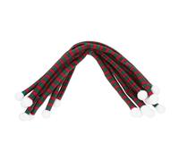 Hohopeti 10pcs Mini Stripy Christmas Scarves for Decoration Soft DIY Accessories for Wine Bottles Dolls Red and Green Cozy Kawaii Holiday Craft Wraps