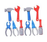 Hohopeti 10pcs Miniature Dollhouse Tool Set Pretend Play Repairing Accessories for Simulation Wrench Screwdriver Enhances Creativity and Hands Skills