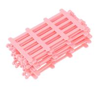 Hohopeti 10pcs Miniature Farm Play Fence Kit in Sky Blue, Plastic Dollhouse Garden Fence Accessories for Farm Animal Model, Decorative Miniature Garden Playset