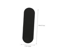 Hohopeti 10pcs Non-slip Mini Fingerboard Grip Tape Stickers Black Sponge Adhesive Tape for Finger Skateboards Comfortable Control Replacement