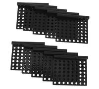 Hohopeti 10pcs Plastic Flow Control Baffle Calm Surface Water Diffuser Abrasion-resistant Versatile Replacement Black Aquarium Filter Screen for Reducing Strong Currents and Creating A Calm