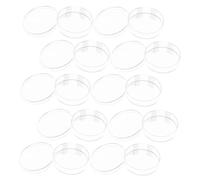 Hohopeti 10pcs Plastic Petri Dishes with Lids Clear Tissue Culture Plates for Laboratory Use Science Experiment Supplies Reaction Plates for Classroom and Lab