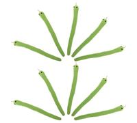 Hohopeti 10pcs Realistic Snake Cat for Indoor Cats Interactive Squeaky Corduroy Chew Playthings Lifelike Simulation Snake Props for Teething and Hunting Drive Small Pet Enrichment