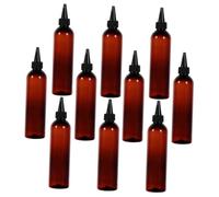 Hohopeti 10pcs Reusable Plastic Shampoo Bottles Travel Lotion Dispenser Portable Containers for Bathroom Home Hotel Toiletries Storage