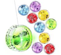 Hohopeti 10pcs Small Yo Yo Balls for Educational for Hand and Wrist Exercise Fun Birthday Party Favors and Carnival Prizes Bulk