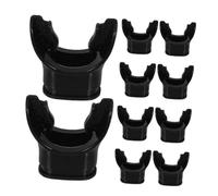 Hohopeti 10pcs Soft Silicone Diving Gear Mouthpiece for Scuba and Snorkel Tube Replacement Bite-resistant Design for Oral Health Protection Ensures Smooth Oxygen Flow and Effortless Breath