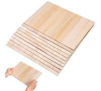 Hohopeti 10pcs Taekwondo Wooden Boards 29.5x20cm Performing Breaking Boards for Martial Arts Academy and Kickboxing Practice