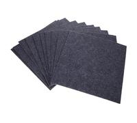 Hohopeti 10pcs Thick and Comfortable Baby Floor Mat Tiles Made of Polyester Fiber, Square DIY Carpet Tiles for Home Decor and Play Area, Multi-Purpose Interlocking Puzzle Floor Mats