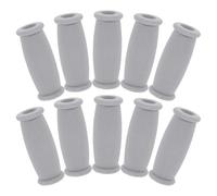 Hohopeti 10pcs TPR Replacement Crutch Grips Non-Slip Handle Cushions for Aluminum Medical Crutches Lightweight Wear-Resistant Parts with Strong Adaptability for Safe Support