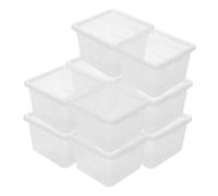 Hohopeti 10pcs Transparent Reptile Breeding Tanks with Ventilation Small Turtle Boxes for Spider Scorpion Gecko and Cricket Habitat Secure Insect Hatching Containers