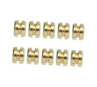 Hohopeti 10pcs Zinc Alloy Guitar String Beads for Folk and Classical Guitars Decorative String Bead Replacement Parts Compatible