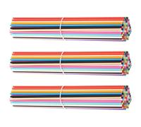 Hohopeti 110pcs PCL Filament Refills 22 Colors, 2.5mm Low-Temperature 3D Printing Pen Sticks, 5 Pieces per Color, 15cm Length, Safe Creative Craft Supply for 3D Drawing Projects