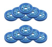 Hohopeti 12 Sets Hand-dumping Net Splitter Hand Ring for Cast Net Tool Branching Line Horn Hand Ring Catch Blue