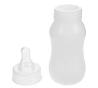 Hohopeti 120ml Milk Feeder Bottle Small Animal Calf Nipple Design Safe Plastic Feeding Water Medicine Tool for Pets