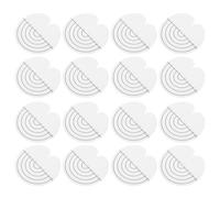 Hohopeti 120pcs Hair Extension Guard Heat Shield Spacers Hair Extension Protect Pads for Styling Scalp Protector for Salon Use