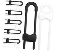 Hohopeti 12pcs Boy Girl U-Shaped Cabinet Door Latches for Drawers Closets Fridge More Easy Installation No Damage to Furniture