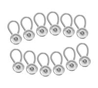 Hohopeti 12pcs Button Extenders for Jeans and Shirts Stretchable Waist Extender for Men and Pregnant Women Detachable Reusable Pants Button Extension for Comfortable Fit