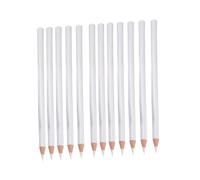 Hohopeti 12pcs Manicure Dotting Pen Wax Pencil for Rhinestones Nail Art Tool White Wood Handle Suitable for Professional Use DIY Nail Designs