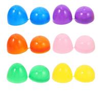 Hohopeti 12pcs Mini 6cm Openable Easter Eggs Set Realistic Fillable Plastic Egg Shell Models for Easter Party Favors Candy Or Fillers