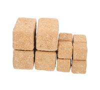 Hohopeti 12pcs Mini Faux Hay Bales for Dollhouse Decor Realistic Straw Bundles with Natural Bale Look Lightweight Miniature Farm Scene Accessories for DIY Craft and Fall Harvest Display