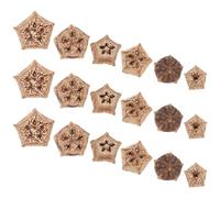 Hohopeti 12Pcs Parrot Chewing Natural Wood Foraging Bird Small Bird Cage Accessory Healthy Shredding Suitable for Budgies and Parrots
