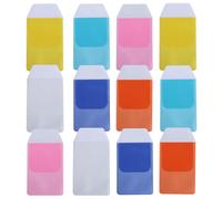 Hohopeti 12Pcs PVC Pen Storage Bags for Doctors and Nurses Thickened Leak-Proof Pen Inserted Pouches Multi-Color Office Organizer Suitable for Medical and Office Use