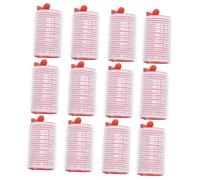 Hohopeti 12pcs Self Grip Hair Rollers Curlers Hair Shaping Clips for Women Air Bangs Styling Heatless Hairdressing Curlers Set