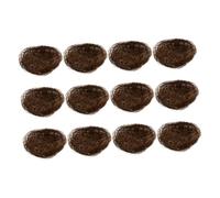 Hohopeti 12pcs Simulated Bird Nest Natural Mini Artificial Nest Ornaments for Easter Birdcage Decoration and Garden Photography Props Crafting Supplies
