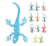 Hohopeti 12pcs Simulated Lizard Models Colorful Plastic Fake Reptile for Educational Exploration Non-toxic Animal Figures for Creative Play and Home Decor
