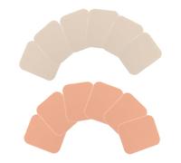 Hohopeti 12Pcs Small Compact Powder Puff for Face Makeup Dual-use Dry and Wet Cosmetics Sponges Lightweight Skin Tone and White Handheld Beauty Tools for Easy Application and Powder Saving