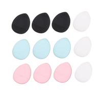 Hohopeti 12pcs Wet and Dry Powder Makeup for Face Powder Mini Makeup Velour for Foundation Concealer