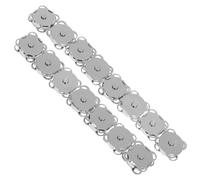 Hohopeti 15 Pairs Silver 14mm Invisible Magnetic Sew-in Buttons for Bags Purse Magnetic Closure Snap Fasteners Hand Sewing Crafts Accessories