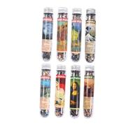 Hohopeti 150 Pieces Mini Jigsaw Puzzle for Adults Creative Paper Educational Puzzle in Test Tube with Famous Pattern and Precise Cutting for Challenging Home Entertainment and Stress Relief