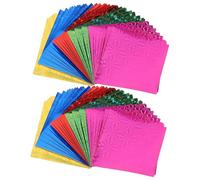 Hohopeti 150Pcs DIY Origami Paper Squares Double-Sided Holographic Folding for Crafts Hand-Made Decor and Party DIY Supplies