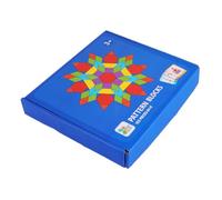 Hohopeti 155pcs Geometry Shape Puzzle Educational for Early Learning Cognitive Board Enhances Fine Motor Skills Visual-spatial Logic Development