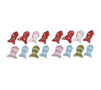 Hohopeti 16pcs Christmas Toys Bite-resistant Cat Teaser Random Colors for Indoor Play Stimulates Reduces Boredom and Scratching Behavior