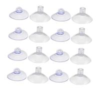 Hohopeti 16pcs Threaded Suction Cups Hammock Suction Cups Heavy Duty Cat Perch Screw Replacement Pvc Transparent