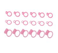 Hohopeti 18pcs Learning Chopstick Helper Smooth Silicone Finger Covers for Boy Girl and Beginners for Self-Feeding Practice Training Accessory for Boy Girl