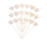 Hohopeti 18pcs Unfinished Wooden Fairy Wand Sticks DIY Coloring Craft Kit for Adults Sticks for Birthday Parties Classroom Projects Dress-up and Creative Art Activities