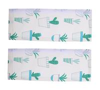 Hohopeti 1pair Refrigerator Handle and for Kitchen Appliances Easy to Install Door Handle Covers from Stains Oil and Fingerprints