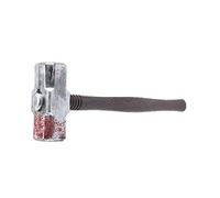 Hohopeti 1pc Bloody Hammer Prop Realistic Halloween Decor Toy for Parties Cosplay and Haunted Houses Lightweight and Portable Trick for Spooky Celebrations