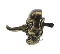 Hohopeti 1pcs Japanese Masks Cosplay Mask Masquerade 9.84x9.45x7.68in Plastic Retro Scary Traditional Japanese Style Intricate Detailing Mardi Gras Dressup Carnival Costume Accessory