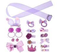Hohopeti 1set Hair Clips and Accessories for Girls Butterfly and Design Hair Ties Snap Clips for Parties Birthdays and Daily Use Collection