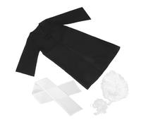 Hohopeti 1Set Judge Costume for Wig Role Play Judge Outfit for Themed Parties and School Plays for Immersive Judge Experience present